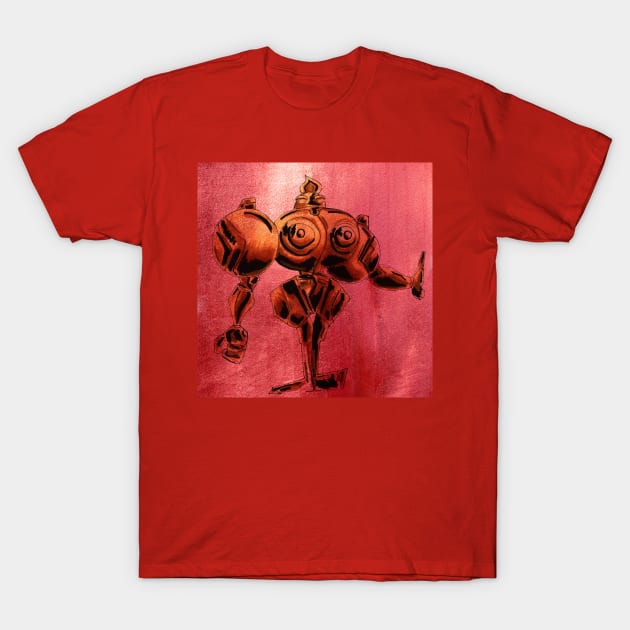 crimson dogu the huitzil darkstalker T-Shirt by jorge_lebeau